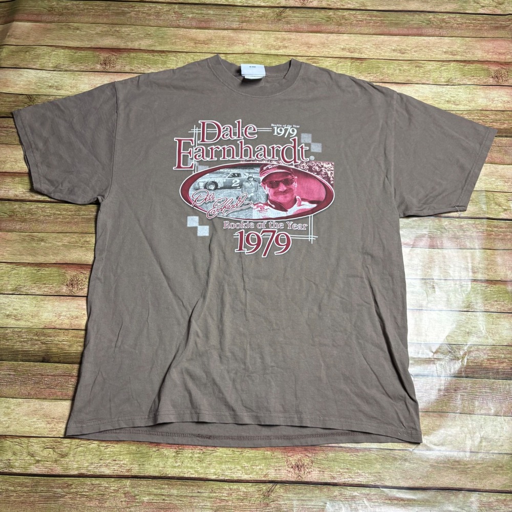 Vtg Y2K Dale Earnhardt 1979 Rookie of the Year Shirt XL Chase Authentics NASCAR